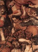FLORIS, Frans The Fall of the Rebellious Angels (detail) dg France oil painting artist